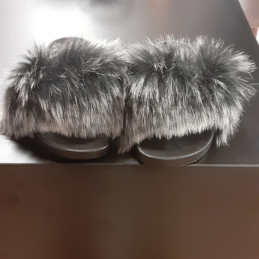 Black Fur Slides